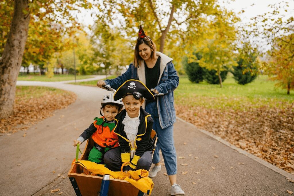 Les vélos cargos d'halloween