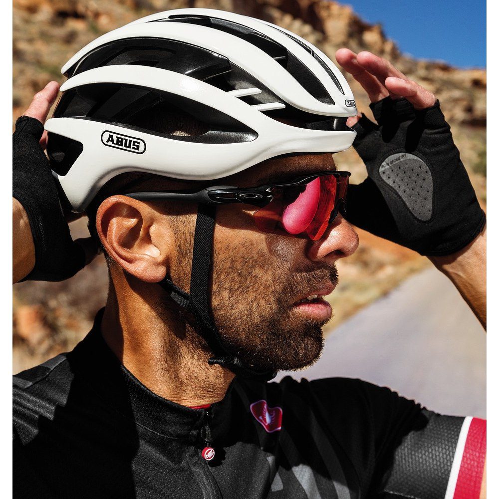 Casque route Abus AirBreaker Polar White – Image 4