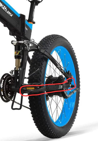 Lankeleisi e-bike Roue arrière pièces de cadre XT750 Plus – Image 2