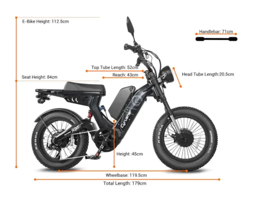 Scout Pro Vélo électrique à double batterie et double moteur – Image 4
