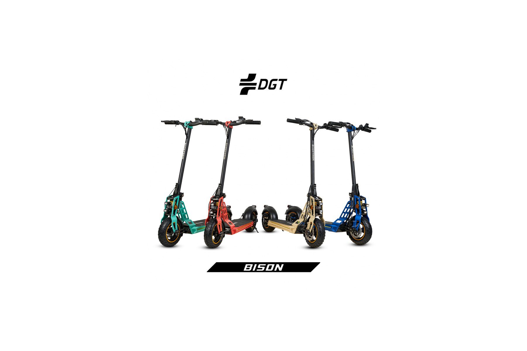 Bison 800W Trottinette électrique 10 pouces