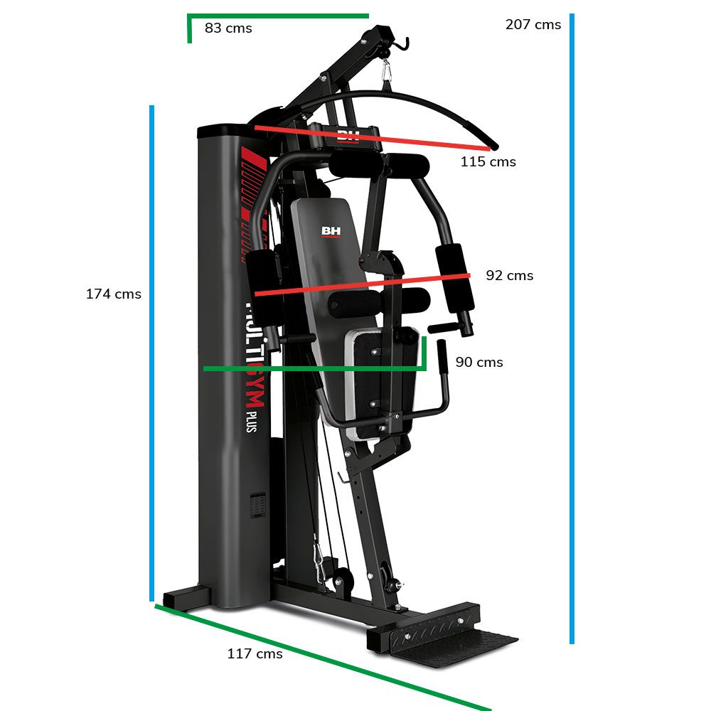 Multigym Plus Black BH FITNESS BHG112B – Image 7