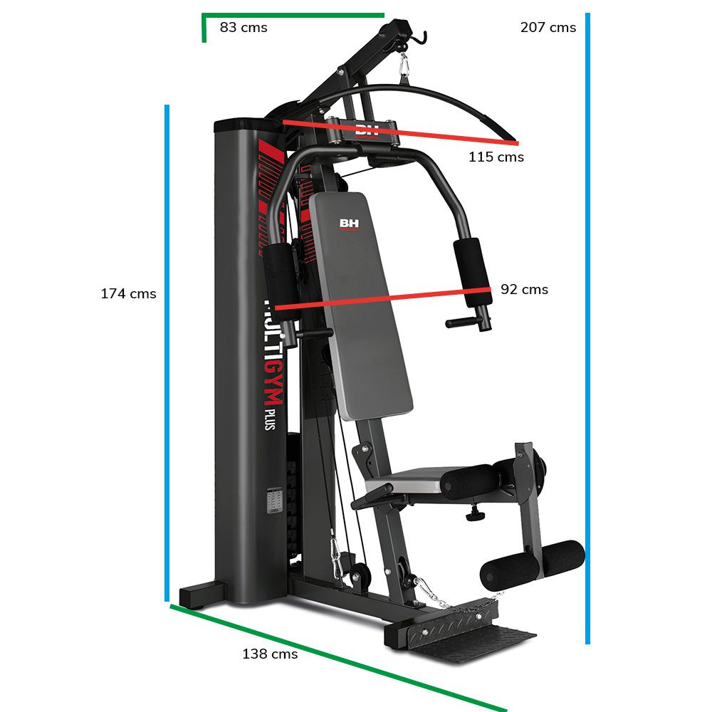 Multigym Plus Black BH FITNESS BHG112B – Image 6