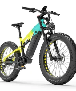 Alternative view of VTT Electrique LANKELEISI RV800 Plus Haute Qualité 750W Moteur Bafang