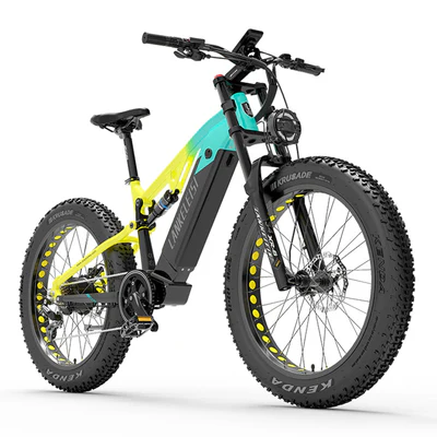 VTT Electrique LANKELEISI RV800 Plus Haute Qualité 750W Moteur Bafang – Image 2
