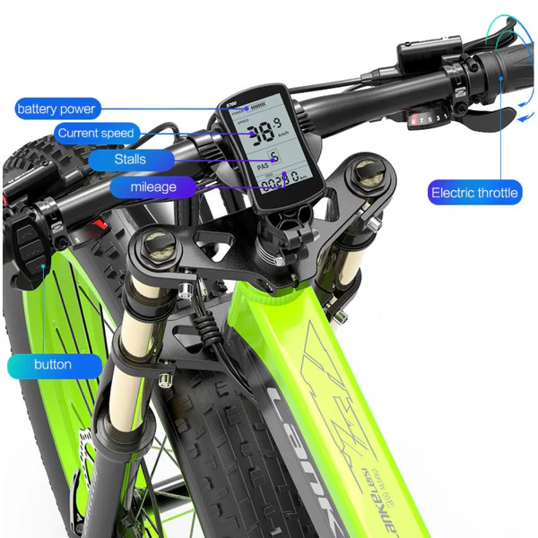 LANKELEISI XT750 PLUS BIG FORK VTT électrique Fat Tire – Image 3