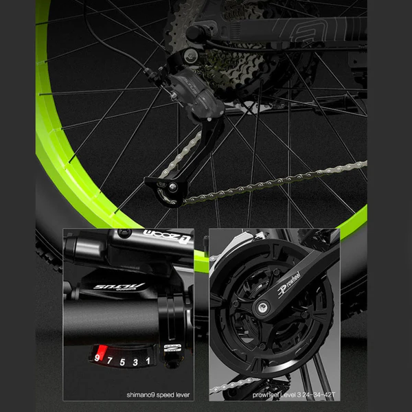 LANKELEISI XT750 PLUS BIG FORK VTT électrique Fat Tire – Image 6