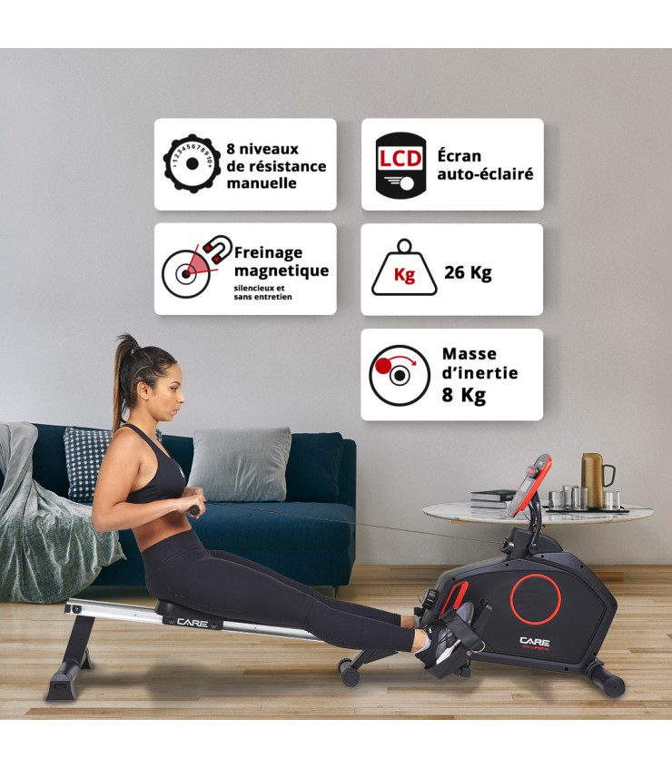 Rameur Mag-Clipper KS Connecté Kinomap - CARE – Image 5