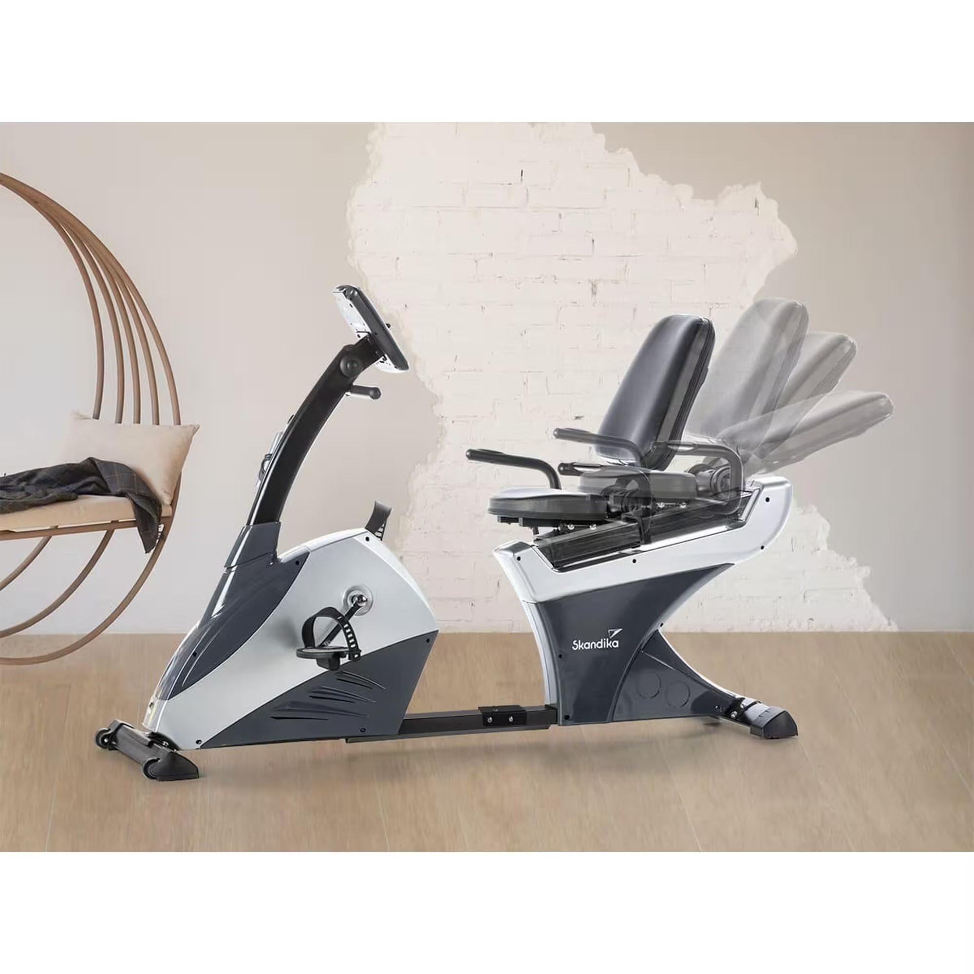 Vélo d'appartement semi-allongé Centaurus - Inertie 13 kg - 12 prog - connecté – Image 2