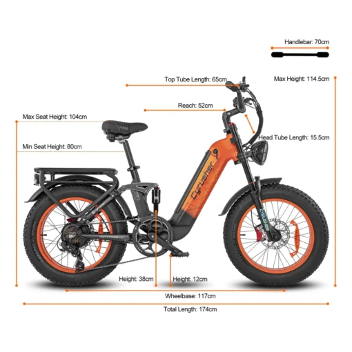 Cyrusher Kommoda 2.0 vélo à assistance électrique – Image 5