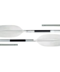 Pagaie canoë Egalis Twin Evo Convertible - alu - 4 parties - 140/210 cm