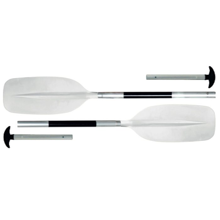 Pagaie canoë Egalis Twin Evo Convertible - alu - 4 parties - 140/210 cm