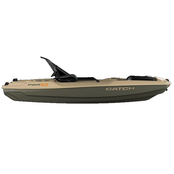 Kayak de pêche Pelican Catch PWR 100 Khaki – Image 4