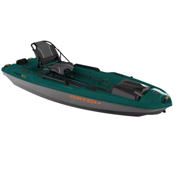 Kayak de pêche Pelican Catch PWR 100 Forest – Image 3