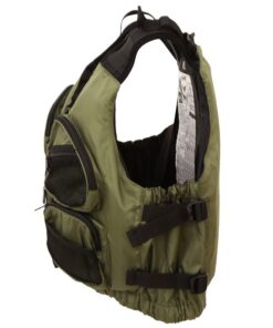 Alternative view of Gilet kayak pêche Aqua Design Kaaki 50N Vert