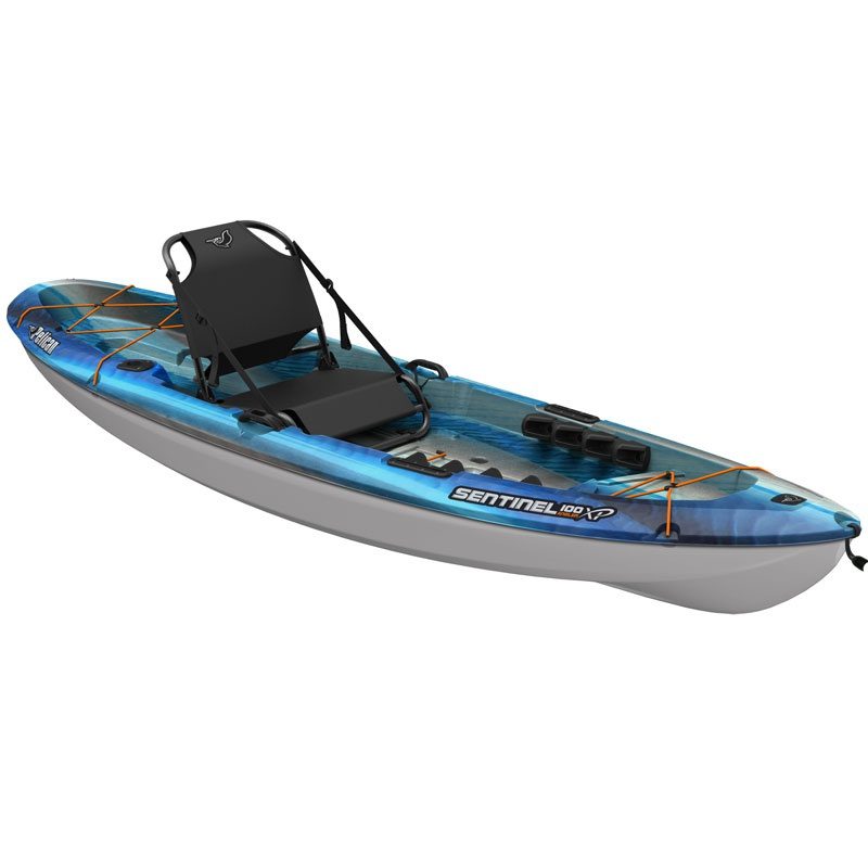 Kayak de pêche Pelican Sentinel 100XP Angler Bleu – Image 2