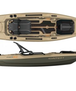 Kayak de pêche Pelican Catch PWR 100 Khaki
