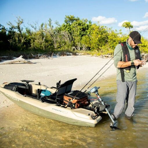Kayak de pêche Pelican Catch PWR 100 Khaki – Image 5