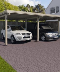 Carport double WEKA 618 imprégné 603 x 512 cm