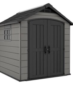 Abris de jardin DOMUS gris en résine KETER 4,6m²