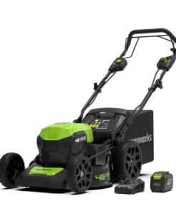 Tondeuse sur batterie GREENWORKS , 48 V, l.46 cm
