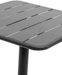 Alternative view of Hespéride - Table de Jardin carrée Phuket Graphite