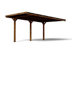 Alternative view of Carport Forest Style en bois VICTOR 1 voiture