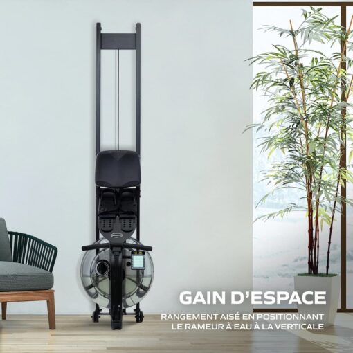 Rameur à eau Apollo Plus Black FLUID ROWER – Image 10