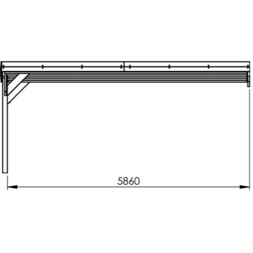 Carport Forest Style double adossable en bois – Image 3