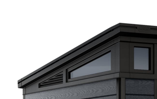 Abris de jardin gris anthracite CORTINA 97 en résine KETER 6m² – Image 4