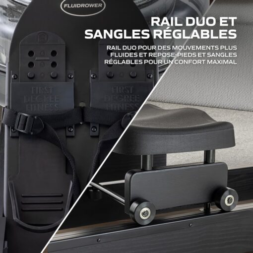 Rameur à eau Apollo Plus Black FLUID ROWER – Image 9