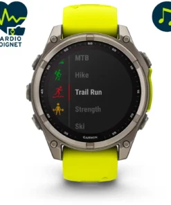 Montre connectée Garmin Fenix 8 Solar Sapphire Titane 47mm