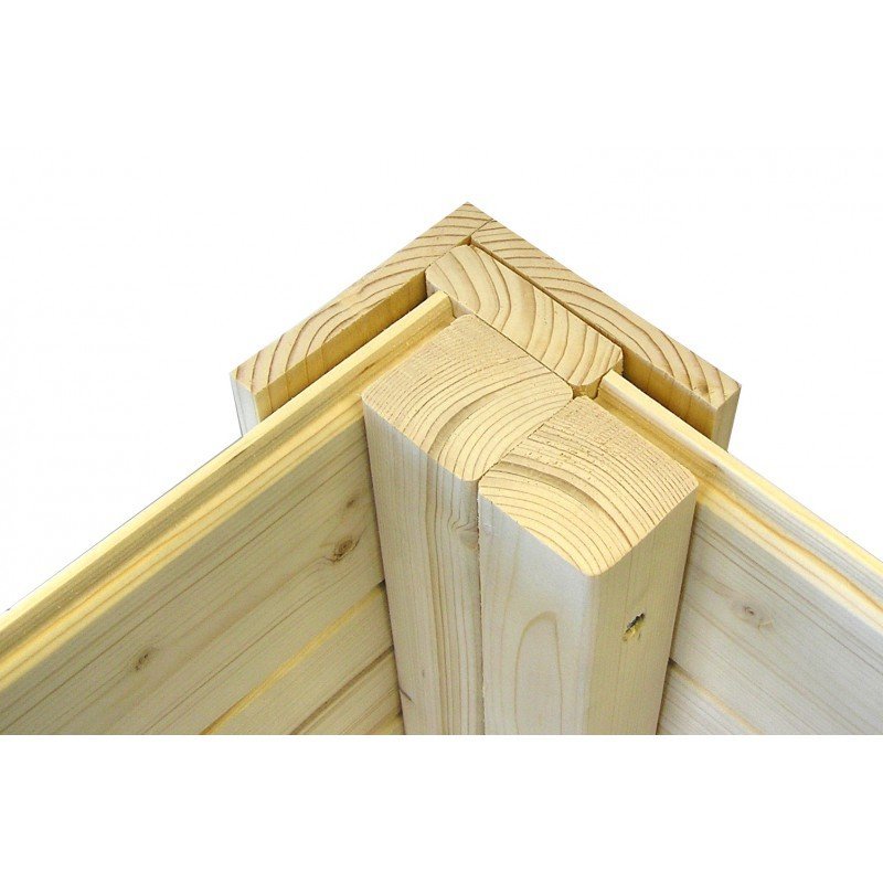 Abri de jardin Skur 1 2,19m² + plancher traité peint gris Baltic – Image 7