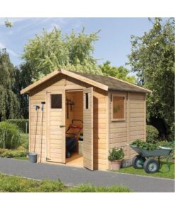 Abri de jardin Dalin 1 de 4,41m² panneaux bois 14mm - Karibu