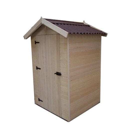 Abri en bois massif certifié 1,98m² - panneaux 16mm + plancher - Habrita – Image 14