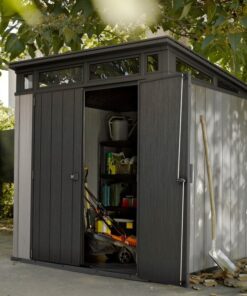 Abri en résine brossée monopente Brossium 4,7m²
