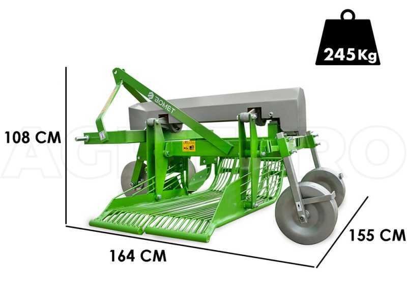 Arracheuse de pommes de terre pour tracteur Bomet URSA avec éjection latérale – tamis oscillant – Image 4
