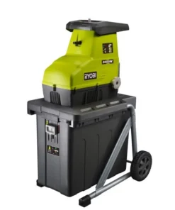 Broyeur de végétaux électrique RYOBI RSH3045U - 3000W, débit 200kg/h, bac 55L