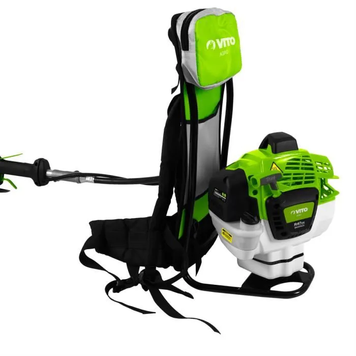 Débroussailleuse Thermique 47cm³ Coupe 25cm VITO Vert – Image 2