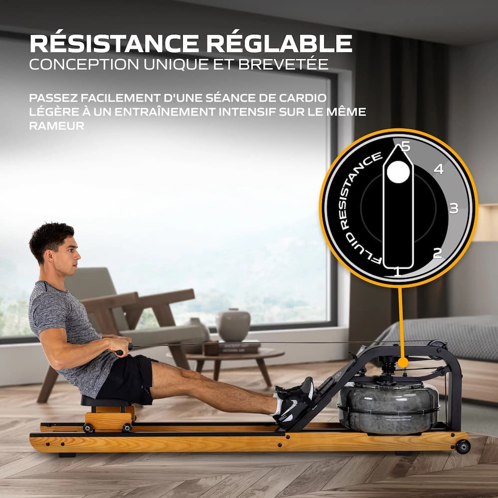 Rameur Fluid Rower Apollo Pro XL – Image 4