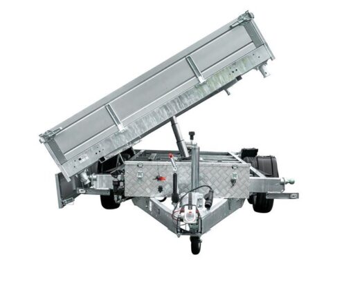 REMORQUE BENNE HYDRAULIQUE 3 ESSIEUX 400×200 UNITRAILER TASKER 400/3C 3500 KG – Image 7