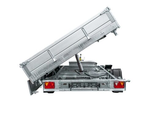 REMORQUE BENNE HYDRAULIQUE 3 ESSIEUX 400×200 UNITRAILER TASKER 400/3C 3500 KG – Image 9