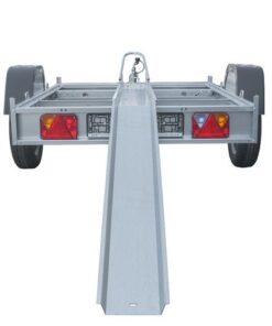 Remorque moto 1 rail unitraler sans plancher