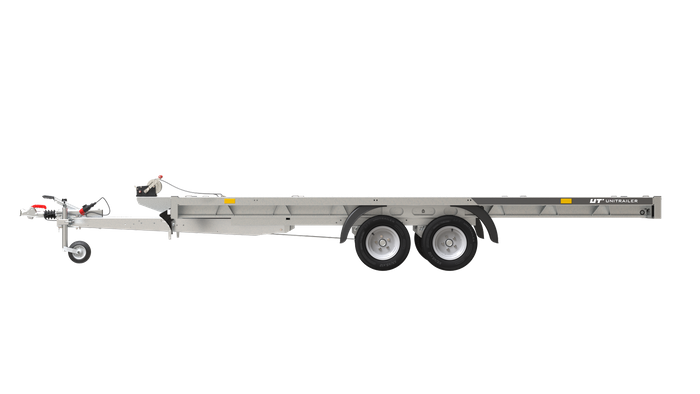 Remorque plate basculante 400×200 UNIPLAT 4020S P 2700 kg – Image 2
