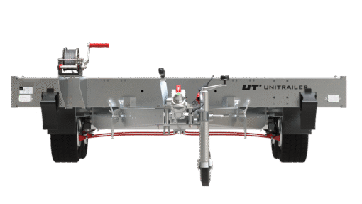 Remorque plate basculante 400×200 UNIPLAT 4020S P 2700 kg – Image 3