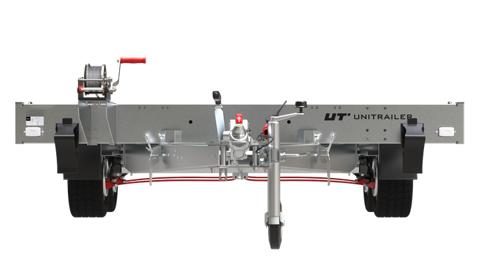 Remorque plate basculante 400×200 UNIPLAT 4020S P 2700 kg – Image 3