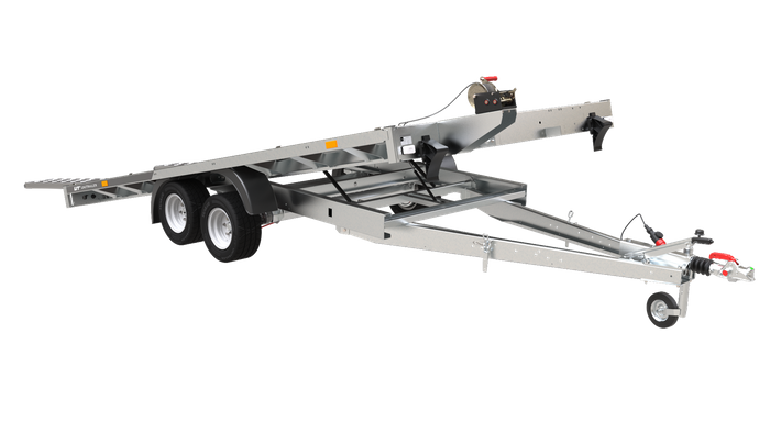 Remorque plate basculante 400×200 UNIPLAT 4020S P 2700 kg – Image 4