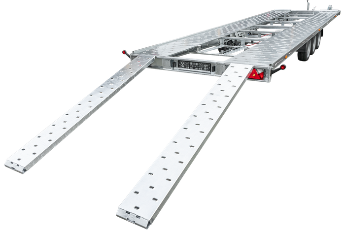 Remorque porte voiture à trois essieux 800X230 UNIPLAT 800/3 S 3500 KG – Image 3