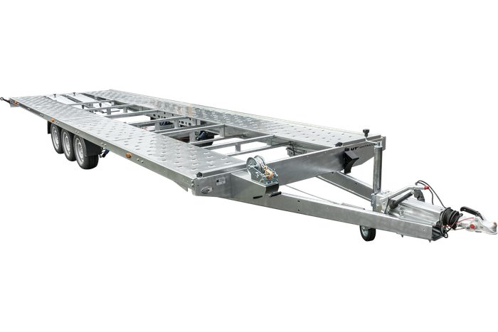 Remorque porte voiture à trois essieux 800X230 UNIPLAT 800/3 S 3500 KG – Image 4