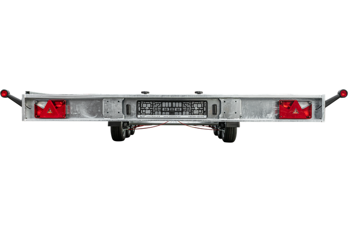 Remorque porte voiture à trois essieux 800X230 UNIPLAT 800/3 S 3500 KG – Image 7